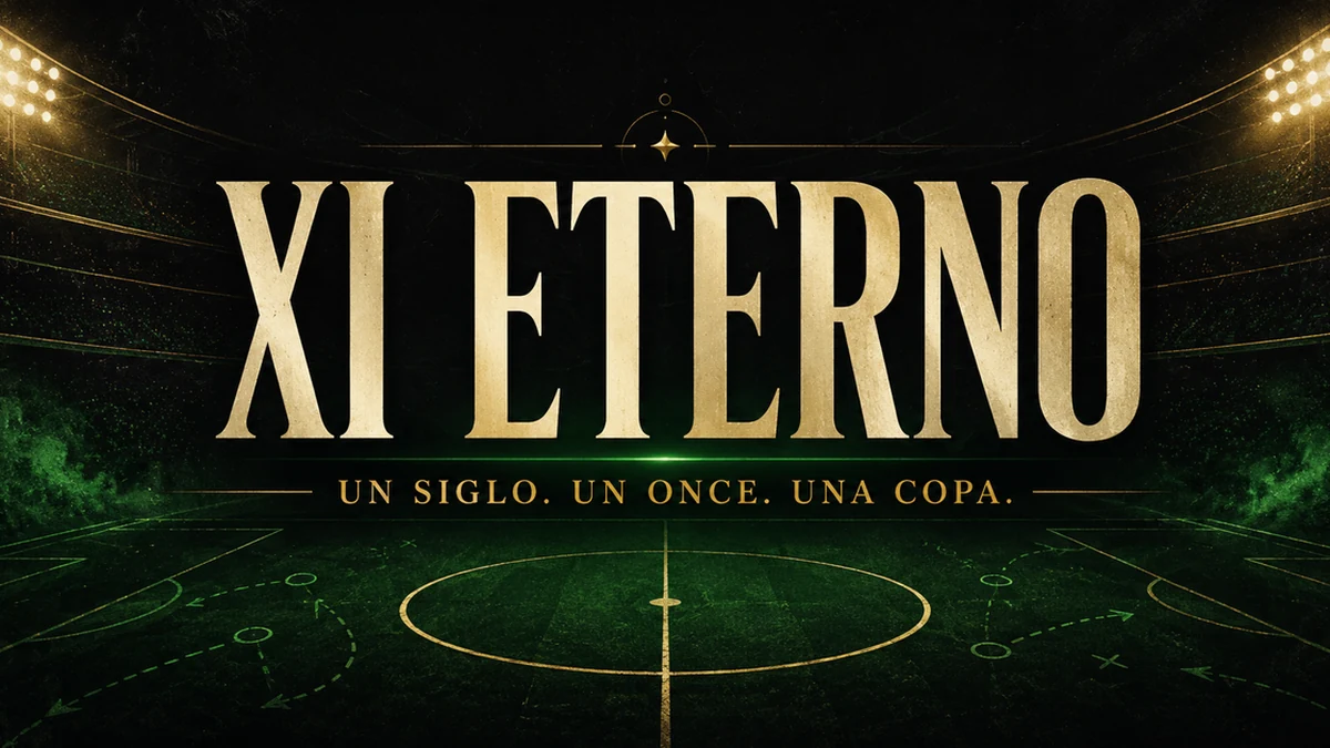 Campo de fútbol nocturno y título XI Eterno, juego de estrategia histórica de GE-IA